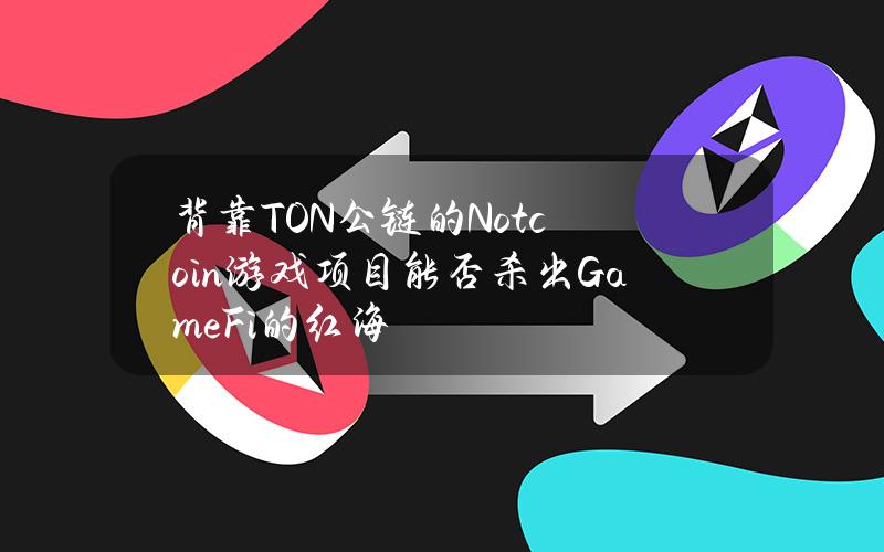 背靠TON公链的Notcoin游戏项目能否杀出GameFi的红海？