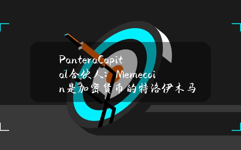 PanteraCapital合伙人：Memecoin是加密货币的特洛伊木马